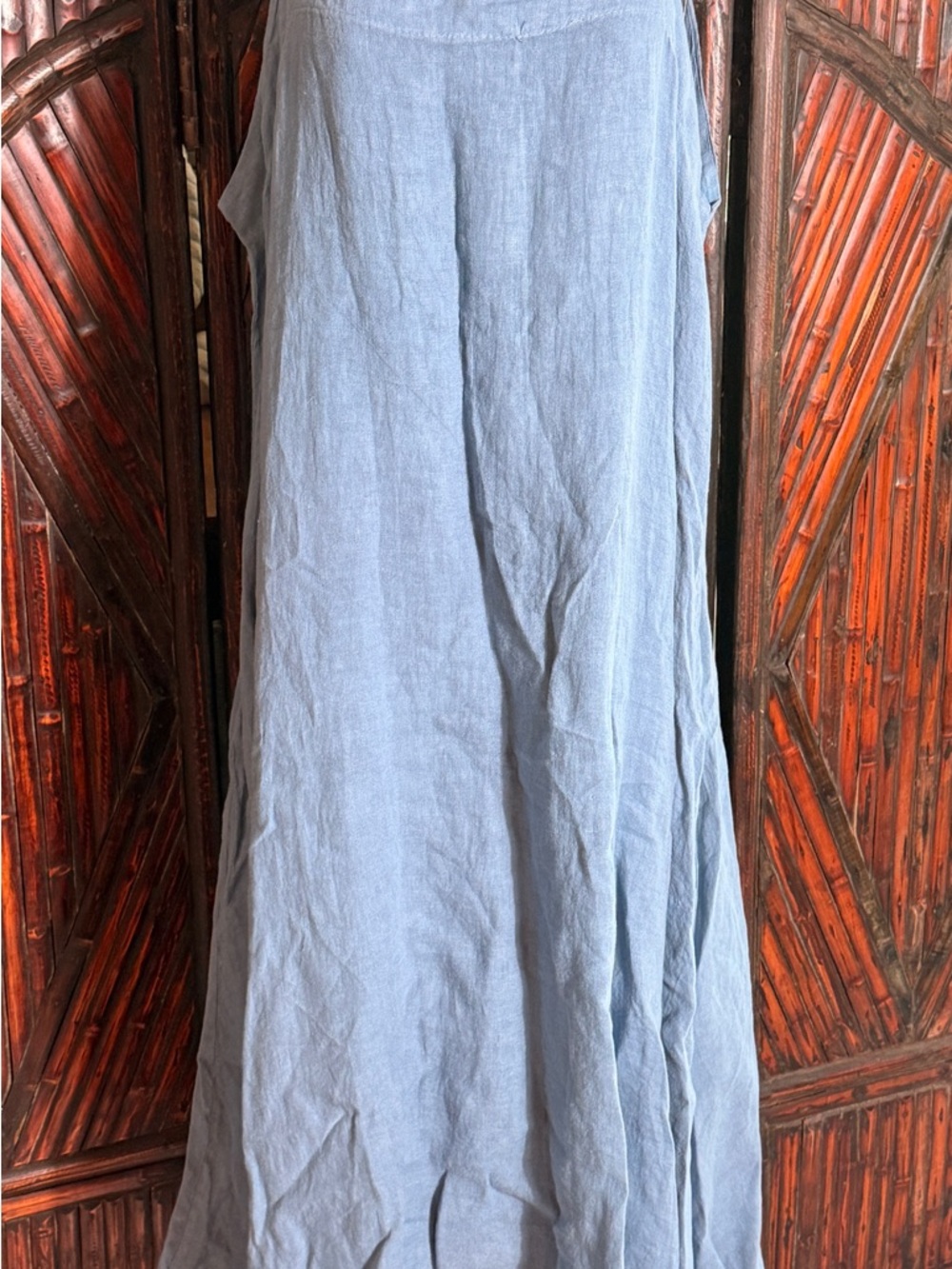 NWT Vasna Italy Linen Blend Asymmetrical Dress With Pockets